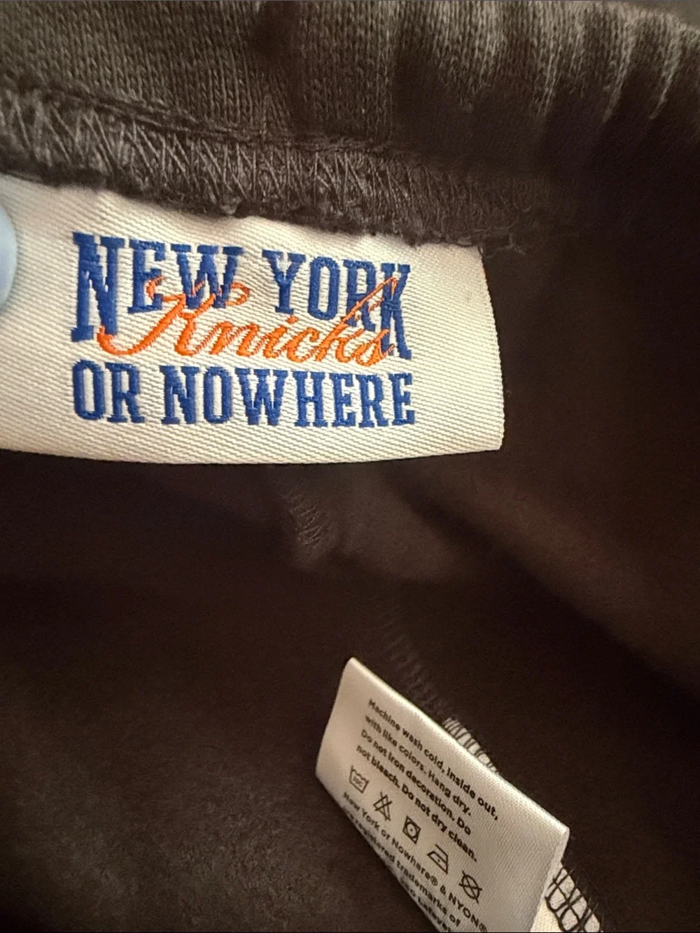 NWT New York or Nowhere Knicks motto black Sweat Joggers size 3XL - Picture 6 of 11